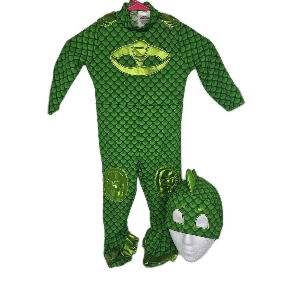 Alien PJ Masks Halloween Costume With Tail Child Toddler Size 2T Dress Up‎